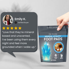 Vital Minerals Detox Foot Pads with Fulvic Acid, Sea Salt, Magnesium