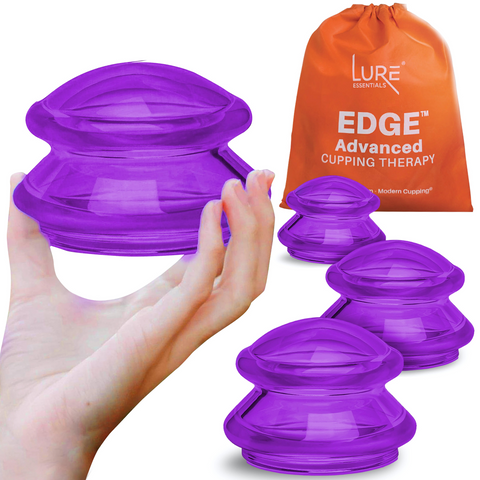 EDGE™ Cupping Set 4 Cups - Purple