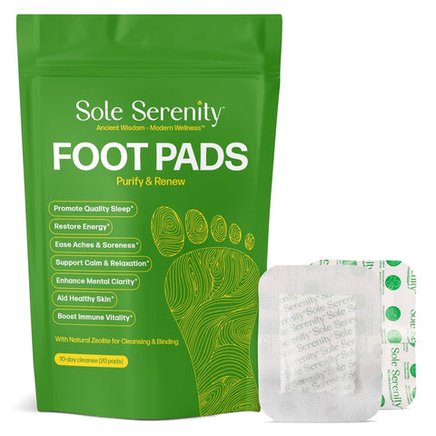 Sole Serenity Detox Foot Pads with Zeolite