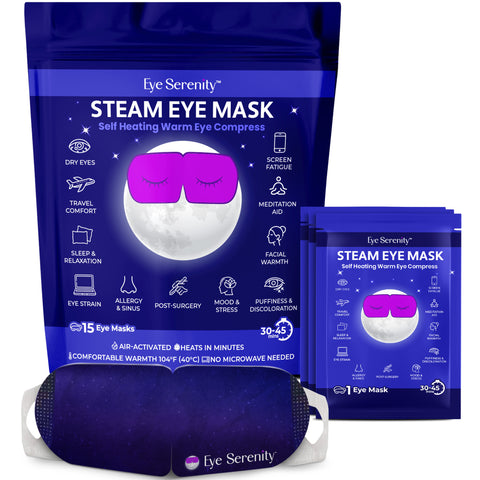 Self-Heating Steam Eye Mask for Eye Strain, Sleep, Dry Eye