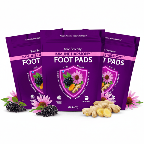 Immune Harmony Detox Foot Pads with Elderberry, Zinc