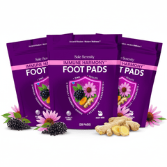 Immune Harmony Detox Foot Pads with Elderberry, Zinc