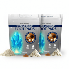 Vital Minerals Detox Foot Pads with Fulvic Acid, Sea Salt, Magnesium