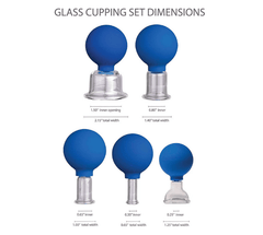 Glam Chic Face & Eyes Cupping Set - Blue-Lure Essentials Pro