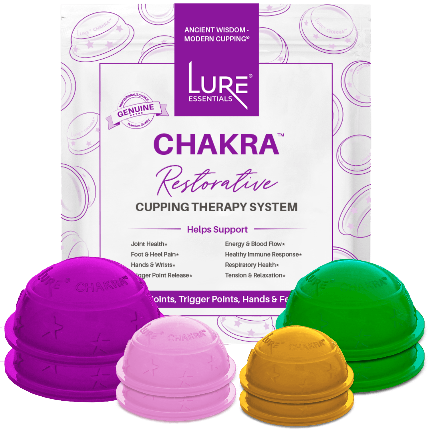Chakra Cupping Set  Lure Essentials Pro
