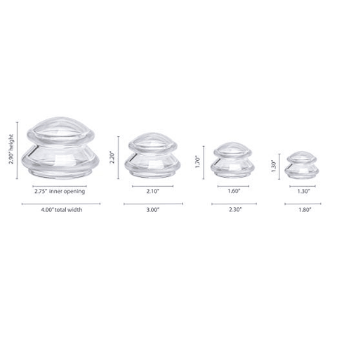 ZEN Body Cupping Set of 6 - Clear