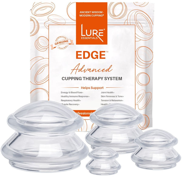 EDGE™ Cupping Set 4 Cups-Lure Essentials Pro