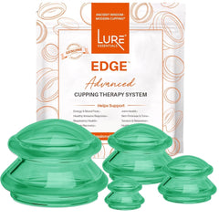LURE Essentials Edge Cupping Set – Ultra Clear Silicone Cupping