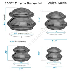 EDGE™ Cupping Therapy Set Multicolor, 6 Cups
