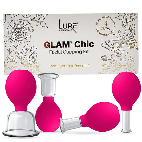 LURE Essentials Glam Chic Facial Cupping Kit - POUT Cosmetics and