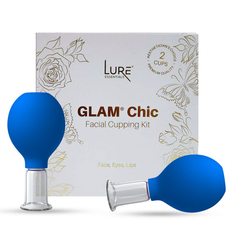 NEW Glam Chic Face & Eyes Cupping Set - Blue