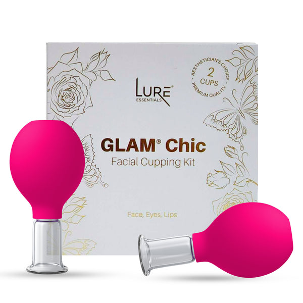 NEW Glam Chic Face & Eyes Cupping Set - PINK
