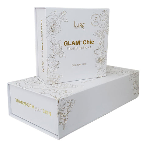 GLAM Chic Professional Face Cupping Set - Blue-Lure Essentials Pro