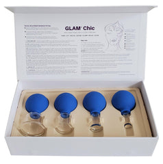 GLAM Chic Professional Face Cupping Set - Blue-Lure Essentials Pro