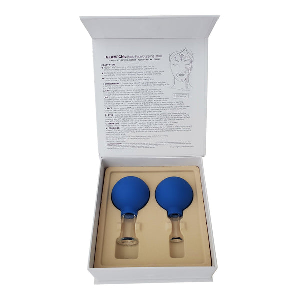Glam Chic Face & Eyes Cupping Set - Blue