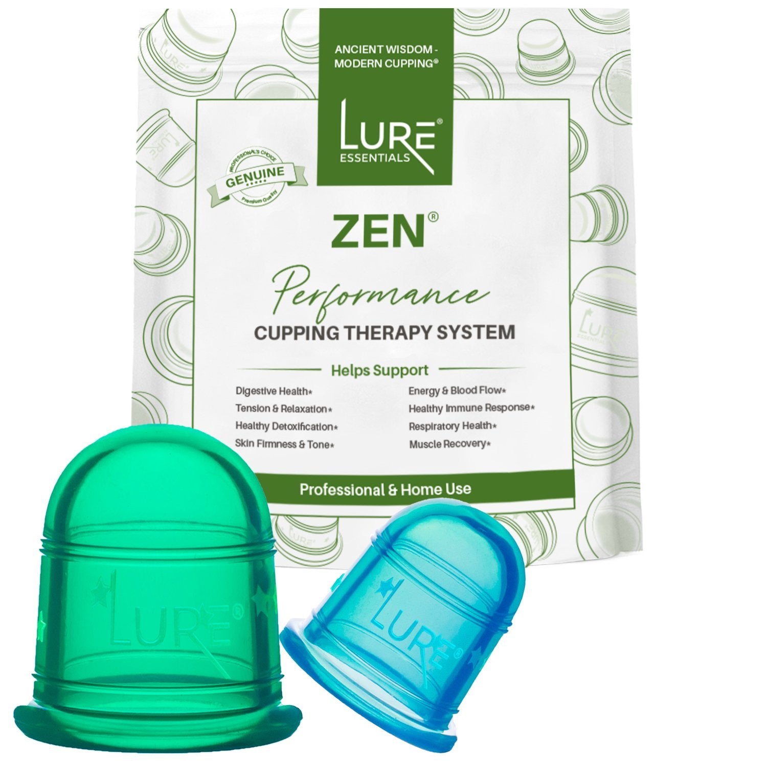  LURE Essentials Ionic Energy Cupping Therapy Set